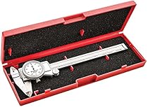 Starrett 3202-6 Dial Caliper, Hardened Stainless Steel, 0-6