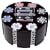 Pro Poker Wooden Chip Rack with 200 Chips and 2 Packs of Cards