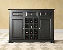 Furniture online: Crosley Furniture KF42001ABK Alexandria Buffet Server Cabinet
