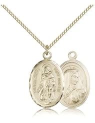 St. Peregrine Medal, Gold Filled