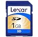 Electronics : Lexar 1GB SecureDigital SD Memory Card