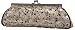 Double Fabric Floral Sequin and Beading Evening Bag - (Jazmin)