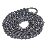 Super Fine Jewelers Link Brass 12 Chrome-Plated Choke Collar