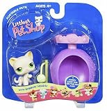 Littlest Pet Shop Pets On The Go Figure Cat with Scratching Post