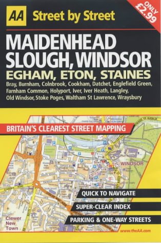 AA Street by Street Maidenhead, Slough, Windsor