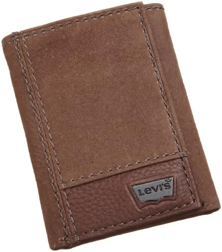 Levi's Mens Trifold Two-Tone Wallet