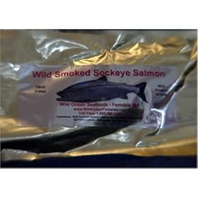 16oz Wild Alder Smoked Sockeye Salmon Pouch