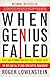 When Genius Failed: The Rise and Fall of Long-Term Capital Management