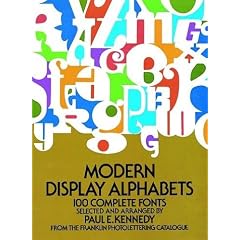 Modern Display Alphabets (Dover Books on Lettering, Graphic Arts & Printing)
