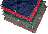 Camp Inn 7 x 9' 8 oz. Canvas Tarp Tan