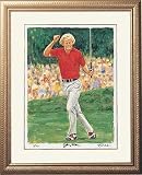 Johnny Miller Autographed Print
