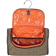Baekgaard Tan Oilcloth hanging toiletry Kit