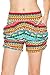 2LUV Women's Multicolored Harem Shorts W/ Pockets