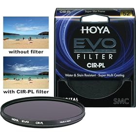 Hoya 52mm EVO SMC Circular Polarizer Super Multi-Coated Slim Frame Glass Filter Water & Stain Resistant