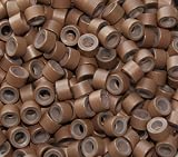 Silicone Micro Links 100 Pack Brown