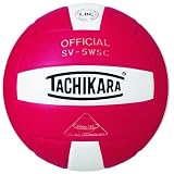  : Tachikara Sensi-Tec Composite High Performance Volleyball (White/Scarlet)