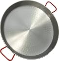Myson Authentic Spanish Polished Steel Paella Pan, 18-Inch