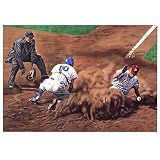 Good Sports Art Philadelphia Phillies Ashburn Sliding Home Lithograph