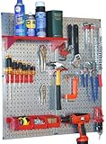 Wall Control 30-WGL-200GVR Galvanized Steel Pegboard Tool Organizer