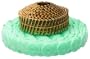 B & C Eagle 12343 1-1/4-Inch x .083 Ring Electro Galvanized Coil Nails And Caps (2800 Pack)