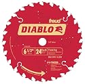 Freud D0624X Diablo 6-1/2-Inch 24 Tooth ATB Framing Saw Blade with 5/8-Inch Arbor