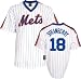 Darryl Strawberry Majestic Cooperstown Throwback Pinstripe New York Mets Jersey - Medium
