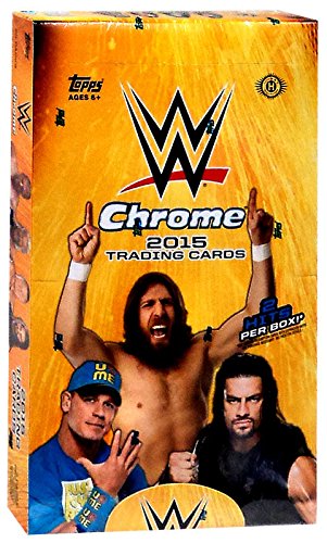 Wwe wrestling 2015 wwe chrome trading card box