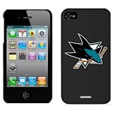 NHL San Jose Sharks - Primary Logo design on AT&T, Verizon and Sprint iPhone 4 / 4S Case by Coveroo