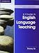 Course in English Language Teaching