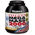 Weider Weight Gainer Mega Mass 2000, Schoko, 3000 g