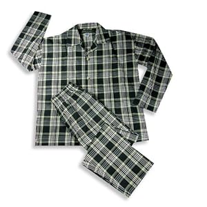 Buy Bert Pulitzer - Mens Long Sleeve Plaid Broadcloth Pajamas, Black by BERT PULITZER