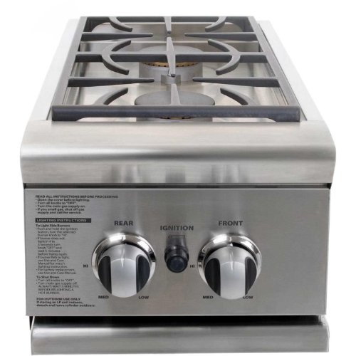 DCS BGB132L 30Inch Double Sideburner OnCart Liquid Propane Gas