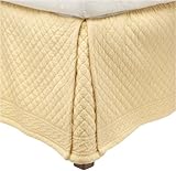 Williamsburg William and Mary Matelasse Twin Bedskirt, Buttercup Williamsburg William and Mary Matelasse Twin Bedskirt, Buttercup