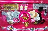 TEACUP PIGGIES GOLDEN AWARD SET With LIGHT-UP TROPHY and EMMY & OSCAR