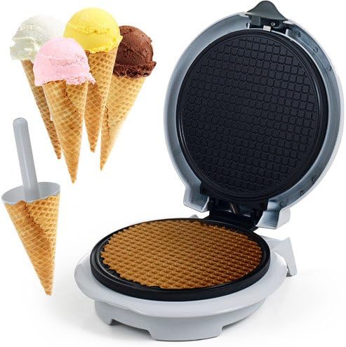 Kitchen Waffle Cone Maker, Non-stick, Locking latch, Cooking time 2-3 minutes