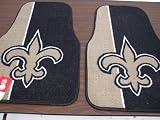 New Orleans Saints NFL Football Car Mats 2 Piece universal fit Car Floor Mat (Rug)