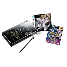 Nintendo Ds Lite Dialga Palkia Limited Edition with Pokemon Pearl and Official Pokemon Scenario Guide