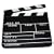 Large Film Industry Clapperboard
