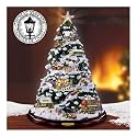 Thomas Kinkade Tabletop Christmas Tree: John Deere Winter Wonderland by The Bradford Editions