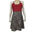 Summer Dresses for Women Casual Wear Cotton Kalamkari Block Print Red