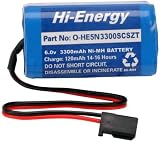 Receiver Battery 6.0V 3300 mAh NiMH Flat JR&Tam Conn