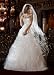 David's Bridal Wedding Dress: Beaded Lace Gown with Feathery Tulle Skirt Style SWG438, Soft White, 10