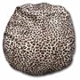 Furry Leopard Bean Bag Chair