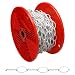 Campbell 0713187 Hobby/Craft Cathedral Chain on Reel, White Finish, #31 Trade, 0.087" Diameter, 98' Length, 20 lbs Load Capacity