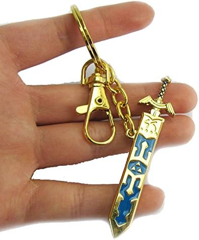 Gracenn Legend of Zelda Master Removable Sword Necklace Keychain Necklace Alloy
