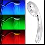 LED Duschkopf mit RGB Farbwechsel, LED Shower, Wellnessbrause, Brausekopf, Brause, showerhead, LED shower, Duschkopf, LED Brausekopf mit LED Beleuchtung, Dusche, Handbrause, Bad und Dusche - Marke Ganzoo