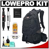 Lowepro Rover AW II Digital SLR Camera Backpack Case (Gray) + Accessory Kit ....