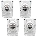 Edmonton Oilers NHL 4pc Square Shot Glass Set by Great American Products