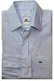 Lacoste Modern-Fit Long Sleeve Striped Button Down (S / EUR 38, Blue) Lacoste Modern-Fit Long Sleeve Striped Button Down (S / EUR 38, Blue)
