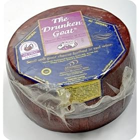 Murcia Al Vino (Drunken Goat) Goat Cheese (1 lb)Murcia Al Vino (Drunken Goat) Goat Cheese (8oz or 1lb)